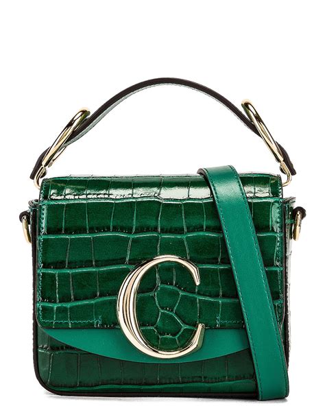 chloe mini bag green|chloe cross body bag small.